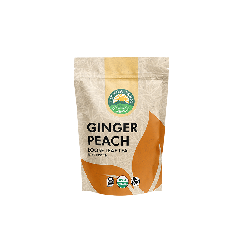 Organic <br> Ginger Peach Tea