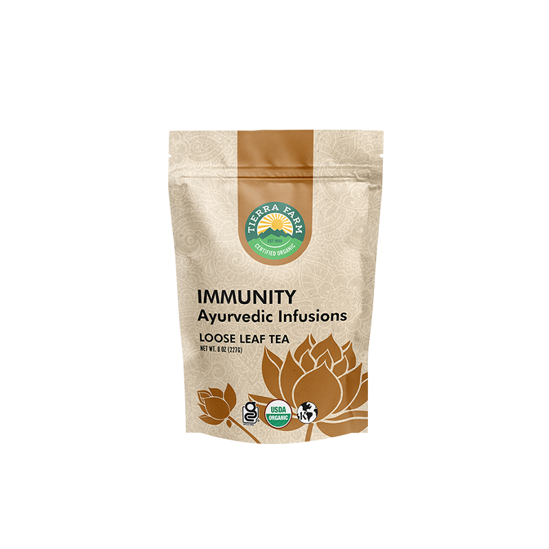Organic <br> Immunity Tea <br> Ayurvedic Infusion