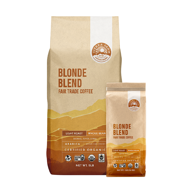 Organic &lt;br&gt; Blonde Blend &lt;br&gt; Coffee