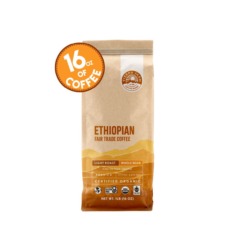 Organic Ethiopian SIdamo | Tierra Farm Certified Organic