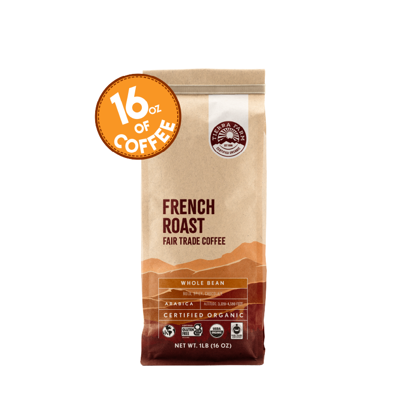 Fair Trade Organic <br> French Roast <br> Coffee