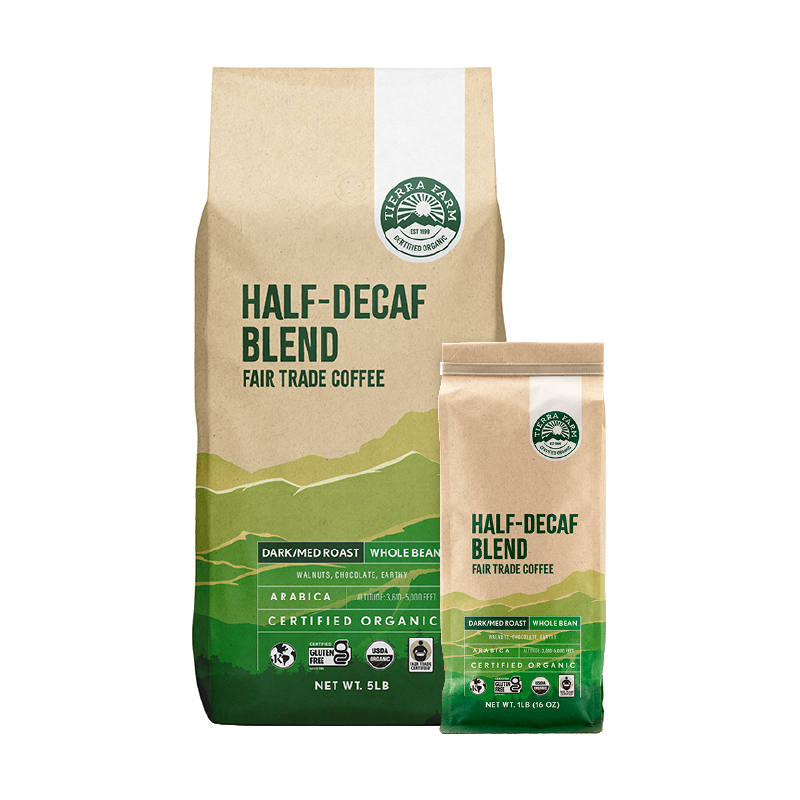 Organic &lt;br&gt; Half-Decaf Blend &lt;br&gt; Coffee