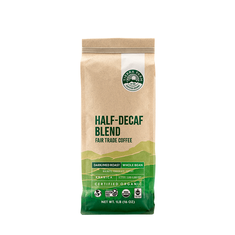 Organic &lt;br&gt; Half-Decaf Blend &lt;br&gt; Coffee