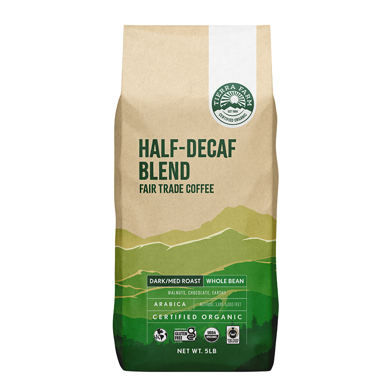 Organic &lt;br&gt; Half-Decaf Blend &lt;br&gt; Coffee