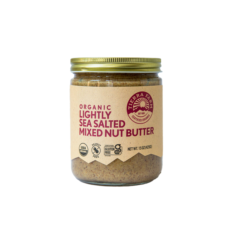 Organic &lt;br&gt; Lightly Sea Salted Mixed Nut Butter