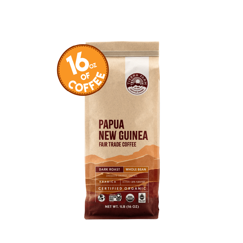 Fair Trade Organic <br> Papua New Guinea <br> Coffee